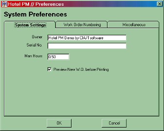 Preference Window